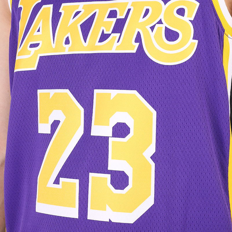 мужская фиолетовая майка Jordan LeBron James Lakers Statement Edition 2020 CV9481-508 - цена, описание, фото 2